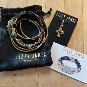 Lizzy James Bracelet and Charm Set